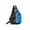 Blue, variant on Lightweight Sling Bag, Versatile Crossbody Backpack, Multiple Compartments for Easy Organization, Perfect for Travel and Outdoor Adventures, Ideal for Men and Women, Hot Pink
