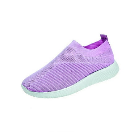 

Shakub Womens Breathable Mesh Trainers Running Sneakers Slip On Gym Sportwear Sock Shoes