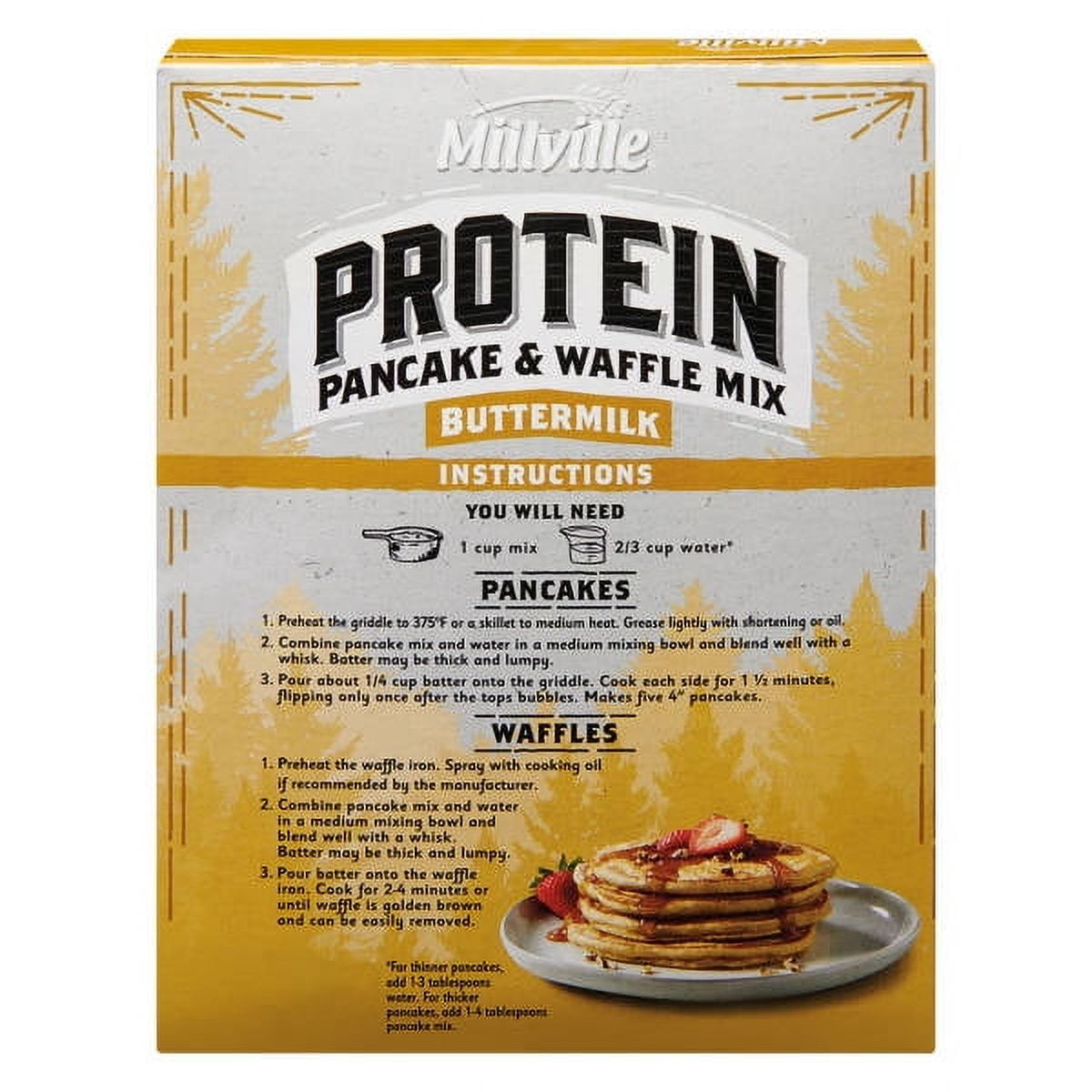 Buttermilk Protein Pancake & Waffle Mix, 20 oz- Pack of 3