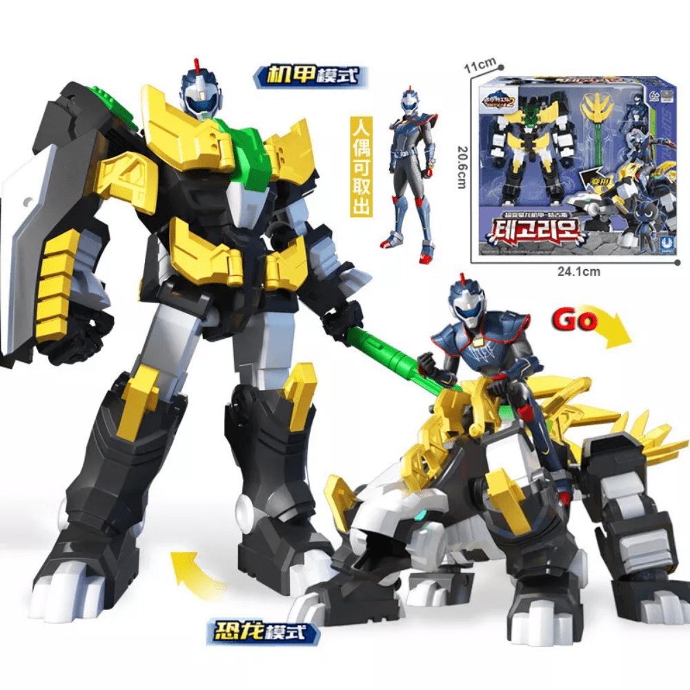 Brand New Miniforce Super Dino Power 2 Dinosaur Transform T-Rex