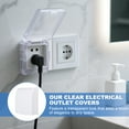 thumbnail image 4 of Uxcell 4.41 x 3.9 x 1.65 Inch Outlet Cover Box, White, 4 of 7