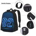 thumbnail image 3 of Pofeuu 2025 Happy New Year 5 Print Backpack Travel Backpacks With Lunch Bag Pencil Bag Set 3 pcs Set Cartoon Backpack, 3 of 7