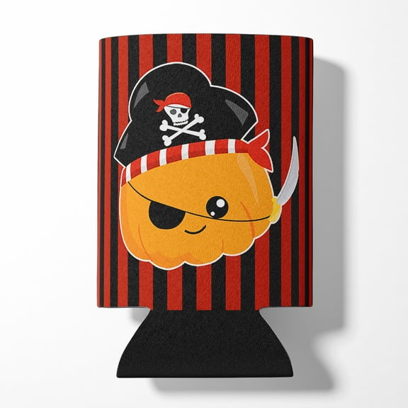 Halloween Pumpkin Pirate Can or Bottle Hugger