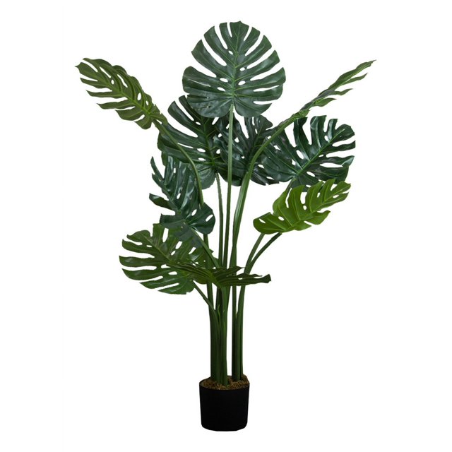JAUZ IMPROVEMENT Set 2pz Planta Artificial De Plastico Tipo Palma 140cm Jardin Hogar Interior/Exterior (Mod. 0251) JAUZ IMPROVEMENT 4_JOSI0235