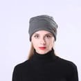 thumbnail image 5 of Yoyauz Warm Lazy Beanie - A soft Everyday Beanie With A Chunky Knit Fabric, 5 of 7