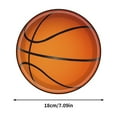 thumbnail image 2 of Darzheoy 16Pcs Basketball Party Paper Plates Basketball Theme Disposable Dessert Dinner Plates Party Supplies Decorations for Birthday Tableware (7 Inch), 2 of 4
