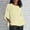Beige, variant on Blmnix Women's Blouses Oversized Raglan Linen Shirts Tops Green Crew Neck Elbow-Length Womens Shirts Dressy Casual,S