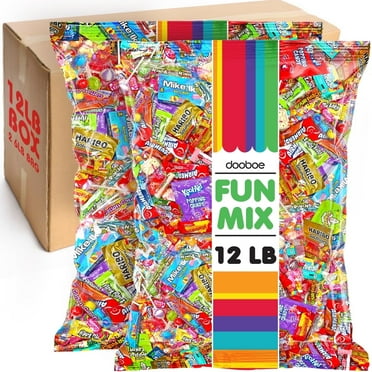 Assorted Bulk Candy - 12 Pounds - Giant Candy Fun Mix - Party Candies - Super Variety Pack - Parade Assortment