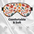 thumbnail image 3 of Fuzoiu Colorful Maple Leaves Print Sleep Masks,Eye Masks with Adjustable Strap for Sleeping,Night Eye Shade for Women Men,Eye Cover for Full Night's Sleep, Travel and Nap, 3 of 7