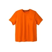 Boulder Creek By Kingsize Men's Big & Tall Heavyweight Crewneck Pocket T-Shirt