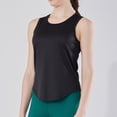 thumbnail image 2 of yillto Racerback Tank for Womens Running Athletic Shirts Sleeveless Lightweight Workout Gym Tshirts Tees, 2 of 5