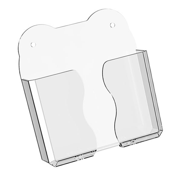 ROZYARD Clear Wall Phone Holders Bracket with Charging Hole for Bedside and Living Room