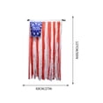 thumbnail image 3 of 4th of July Fringed Drapery Flag, 1776 Patriotic Blue Star Hanging Banner, Built-in LED String Light Decor for Independence Day Party Doorway Window Home Backyard Festival Celebration, 3 of 7