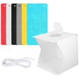 thumbnail image 2 of 1 Set Folding Light Box with 6pcs Backdrops for Jewelry Watch Toy Model Craft, 2 of 3