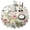 flowers-33, variant on Round Tablecloth Polyester Material 60 Inch flower Waterproof Stain Wrinkle Free for Kitchen Table