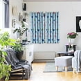 thumbnail image 6 of 1Pc Curtain 1 Panel/39"X79" Window Curtains Eyelet Curtains Curtains for Bedroom Bathroom Living Room Blue Love Heart Curtain, 6 of 8