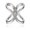 Multicolor Size A7, variant on Scarf Clip, X Shape Brooch for Silk Scarves, Alloy Geometric Scarf Buckle Pins for Women Everyday Party Wedding