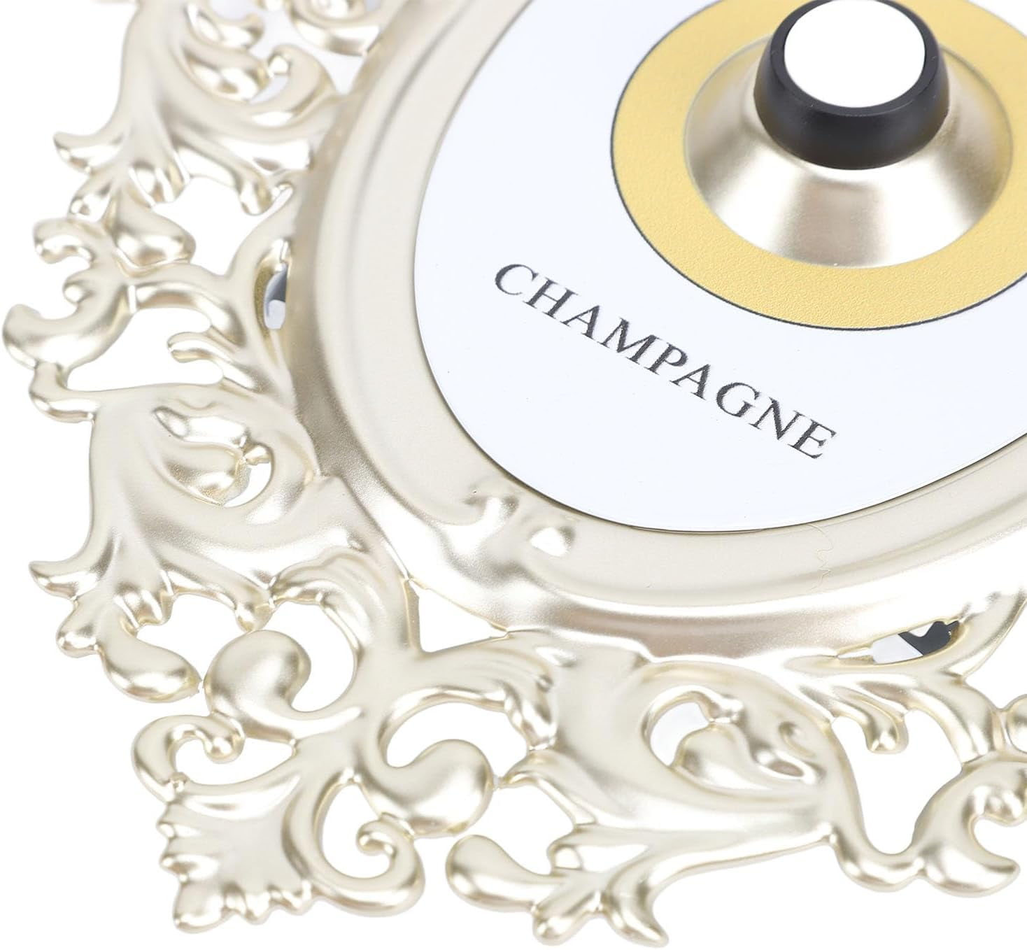 Press for Champagne Button, Ring Mini Press for Champagne Button Press for Champagne Door Ring Bell Champagne Themed Decor Wall Plaque Ornament Gift for Party Christmas Home