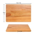 thumbnail image 2 of Geytetqi 3 Pack Reversible Acacia Wood Cutting Board - 13 x 9 x 0.79 Inch Wooden Block Chop, Multipurpose Wooden Cutting Board for Kitchen Use - Perfect for Chopping, Slicing and Food Prep C95, 2 of 3