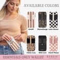 thumbnail image 7 of Kedzie Essentials Only Zippered Wallet Vegan Leather Card Holder Exterior ID Window, Feline Cute (Women's), 7 of 7