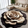 thumbnail image 2 of 3D Visual Floral Print Doormat, Non-Slip Absorbent Floor Mat for Entrance, Bathroom, Household Use, Easy to Clean, Durable and Decorative Welcome Rug,D, 2 of 6