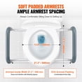 thumbnail image 4 of Vevor AZSJGMTZDDFSTV95SV0 3.5 in. Raised Toilet Seat, 4 of 5