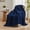 Navy Blue, variant on Carriediosa Chunky Knit Throw Blanket Handmade Soft Throws for Couch Sofa Bed, 50" x 60" Olive Green