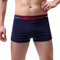 thumbnail image 7 of Men's Boxer Briefs Mens Compression Underwear Men No Ride up Underwear Designer Men Short Leg Briefs Boyfriend Mens Quick Y 2xl Soft Undies No Ride up Spandex Dark Blue M, 7 of 7