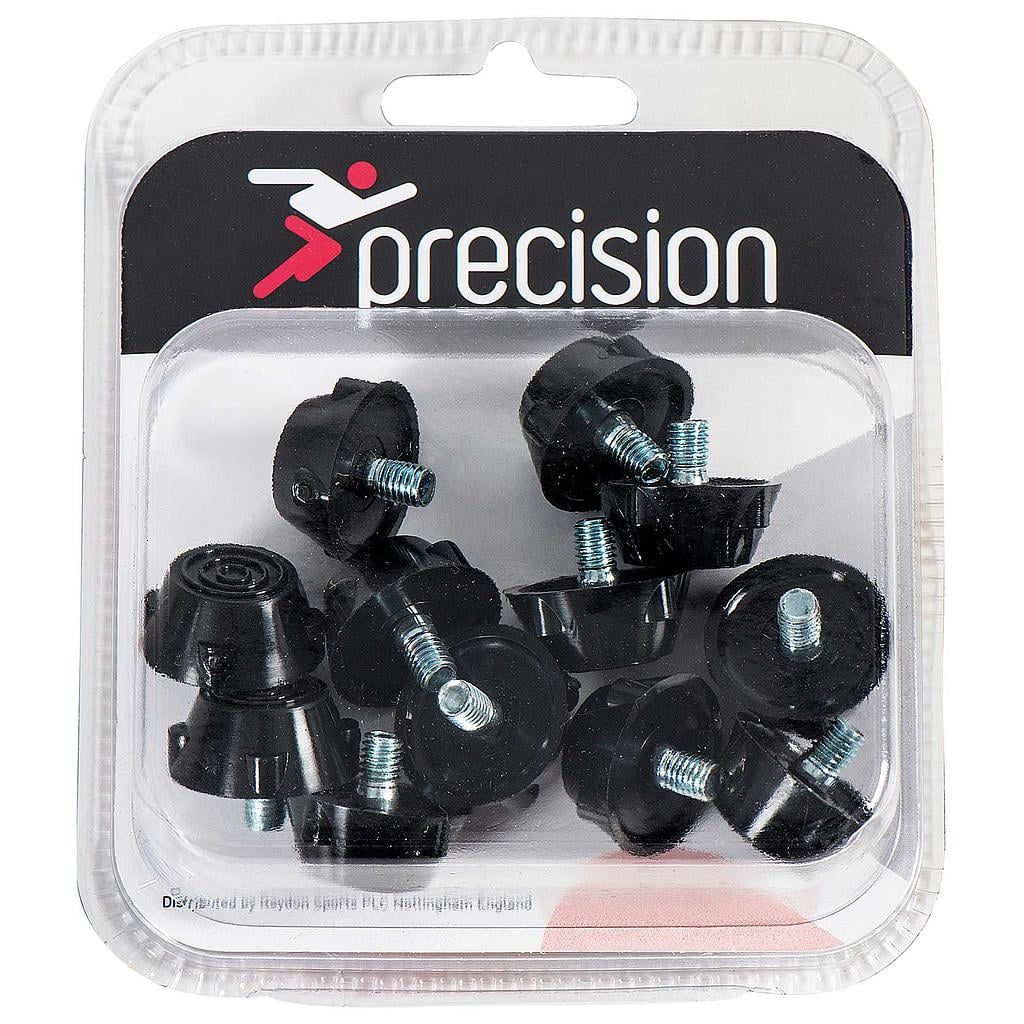 Precision Set of 12 Alloy Football Silver Replacement Studs 