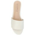 thumbnail image 5 of Journee Womens Kolinna Slip On Slide Flat Sandals, Widths Available, 5 of 10