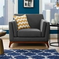 thumbnail image 2 of Allora Mid Century Modern Accent Chair in Gray, 2 of 5