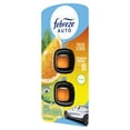 thumbnail image 6 of Febreze AUTO Air Freshener, Odor-Fighting Automotive Vent Clip, Fresh Citrus Scent, 2 Count, 6 of 8