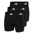 thumbnail image 1 of adidas Calzoncillos bóxer para hombre, Lote de 3 - Boxer Briefs, Active Flex Cotton, Logo Negro XL (X-Large), 1 of 5