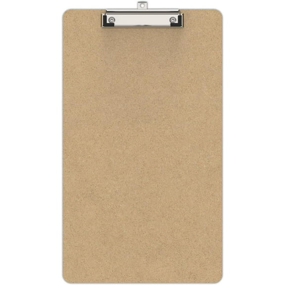 Legal Size Wood Clipboard, 8.5 x 14 Long Clip Board with Low Profile Clip, Suitable for Legal Lawers and Business, Size 9 x 15.5 in, Office Supply