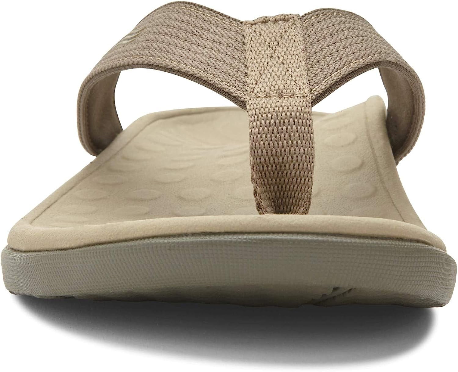 Vionic Wave Unisex Orthotic Toe Post Flip Flop Sandals in Chocolate 974d300e-4344-4f28-af1c-  main image 4