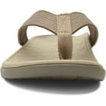 thumbnail image 5 of Vionic Unisex Wave Toe Post Sandal, 11 B(M) US Women / 10 D(M) US Men, (Khaki), 5 of 6
