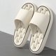 thumbnail image 1 of Zapatillas de casa de baño con plataforma gruesa para mujer, chanclas antideslizantes de verano 2024 con suela suave a la moda, tobogán de interior EVA, 1 of 6