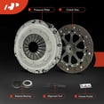 thumbnail image 2 of A-Premium Transmission Clutch Kit Compatible with Porsche 911 2009 2010 2011 3.6L 3.8L, 2 of 6