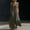#0059-Dark Gray, variant on Women's Plain V-Neck Button-Up Sleeveless Cotton Overalls Rompers Baggy Wide Leg Jumpsuits