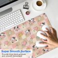 thumbnail image 4 of Long Mouse Pads for Desk,Beige Cow Checker Pattern Desk Mats on Top Of Desks, Desk Mouse Pad Extra Large with 3mm Non-Slip Base and Stitched Edge for Gaming,Office,Work,Home 31.5"x11.8", 4 of 6