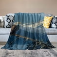 thumbnail image 2 of Orinice Bald Eagle Mountain Wildlife Soft Fleece Blanket for All Seasons, Lightweight Throw Blanket for Living Rooms Sofa Decor, Cow Gifts, Multiple Sizes Available 60x80in, 2 of 6