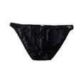 thumbnail image 4 of KHONTS Thongs for Men Underwear Lace Thongs Mesh Breathable Briefs Black XXL, 4 of 4