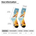 thumbnail image 2 of Cauagu Happy Goat In Meadow Print Crew Socks for Women and Men,Adult Athletic Running Socks 1-Pair Sports Socks Work Gear Socks with Moisture Wicking, 2 of 6