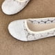 thumbnail image 3 of Zapatos Planos Ballet Kuymtek Mujer Oficina Malla Floral Transpirables Punta Redonda encaje, 3 of 9