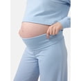 thumbnail image 4 of Ingrid & Isabel For Every Belly Women's Maternity Wide Leg Knit Pants, Sizes S-XXL, 4 of 8