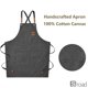 thumbnail image 4 of Delantal De Cocina Unisex Con Tirantes Cruzados – Lona Resistente, Ajustable, Bolsillos XL, Para Cocinar, Parrilla, Cafés Y Salones,brown, 4 of 8