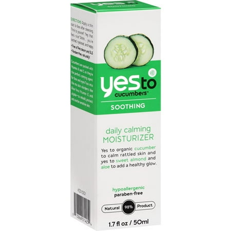 Yes To Cucumbers Soothing Daily Moisturizer Sensitive Skin, 1.7 Fl Oz