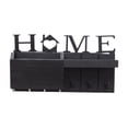 thumbnail image 1 of Soporte para llaves, perchero de pared para llaves, decoración, regalo, organizador de madera con gancho, Negro, 1 of 9