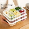 thumbnail image 6 of 6-Compartment Refrigerator Storage Box - 790ml Each, Food-Grade PP, Space-Saving Design, Clear View, Leak-Proof Cover, 6 of 10