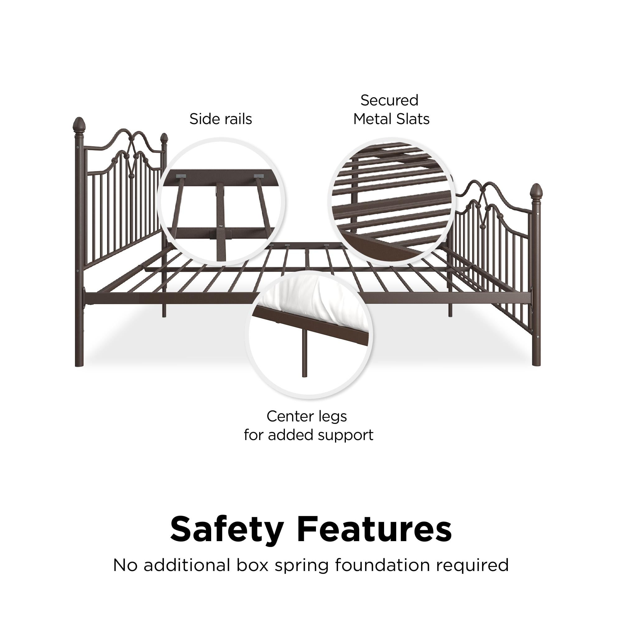 DHP Tokyo Metal Bed, King, Bronze